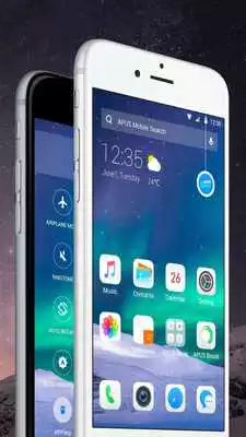 Play IPhone 7/7 Plus style theme- APUS Launcher