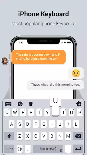 Play iPhone Keyboard as an online game iPhone Keyboard with UptoPlay