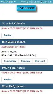 Play IPL 11 ( 2018) Schedule Livescore