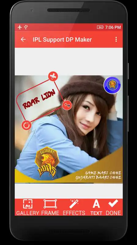 Play IPL 2016 Support DP Maker