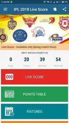 Play IPL 2018 (Live Score, Schedule, Teams)
