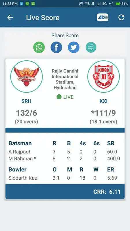 Play IPL 2018 (Live Score, Schedule, Teams)