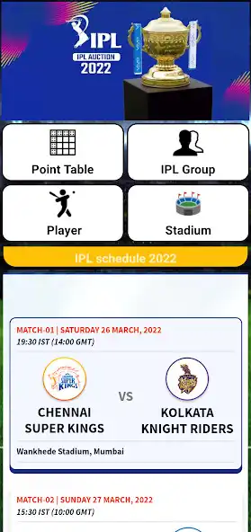 Play IPL 2022 – Sched  Point Table  and enjoy IPL 2022 – Sched  Point Table with UptoPlay