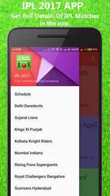 Play IPL Schedule 2017 IPL Live App