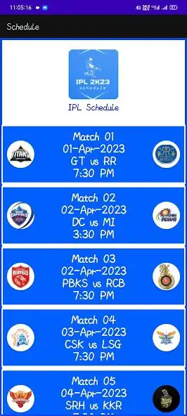 Play IPL Schedule 2k23  and enjoy IPL Schedule 2k23 with UptoPlay