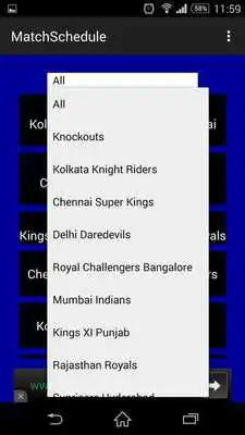 Play IPL Schedule With Alert
