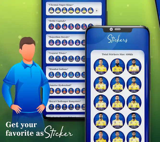 Play ipl Stickers for WhtsApp 2023 as an online game ipl Stickers for WhtsApp 2023 with UptoPlay