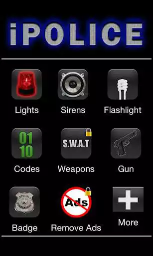 Play iPolice gun lights sirens code as an online game iPolice gun lights sirens code with UptoPlay