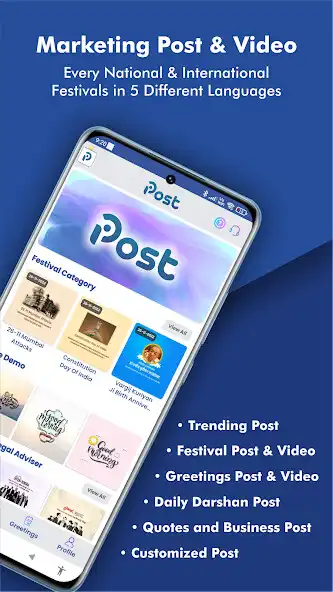 Play IPost Festival Post Maker App as an online game IPost Festival Post Maker App with UptoPlay
