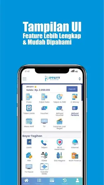 Play IPPAYY - Pulsa, PPOB Murah  and enjoy IPPAYY - Pulsa, PPOB Murah with UptoPlay