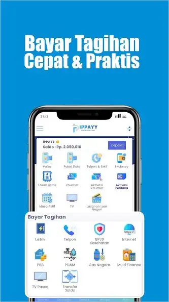 Play IPPAYY - Pulsa, PPOB Murah as an online game IPPAYY - Pulsa, PPOB Murah with UptoPlay