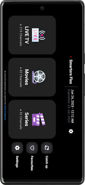 Play IPTV Smarters Flex Player as an online game IPTV Smarters Flex Player with UptoPlay