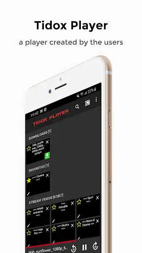 Play IPTV Tidox Player - Play, Download or Cast  and enjoy IPTV Tidox Player - Play, Download or Cast with UptoPlay
