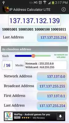 Play IPv4 Address Calculator Lite Play IPv4 Address Calculator Lite