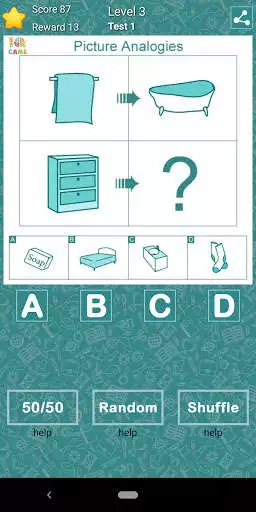 Play IQ Brain Game as an online game IQ Brain Game with UptoPlay