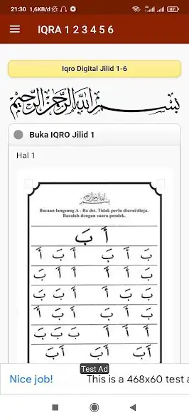 Play IQRA 1 2 3 4 5 6 as an online game IQRA 1 2 3 4 5 6 with UptoPlay