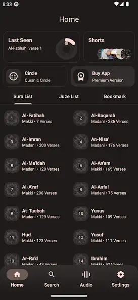 Play iQuran - The Holy Quran as an online game iQuran - The Holy Quran with UptoPlay