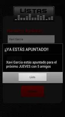 Play Iralistas v1: Gestor de listas