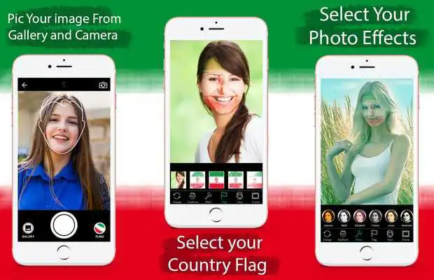 Play Iran Flag Face Paint