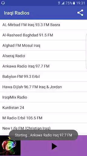 Play Iraqi  Radios