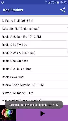 Play Iraqi  Radios