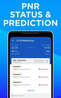 Play IRCTC Train PNR Status, NTES Rail Running Status