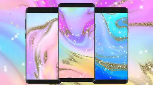 Play Iridescent Marble and Gold Glitter Wallpaper  and enjoy Iridescent Marble and Gold Glitter Wallpaper with UptoPlay