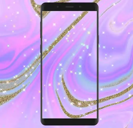 Play Iridescent Marble and Gold Glitter Wallpaper as an online game Iridescent Marble and Gold Glitter Wallpaper with UptoPlay