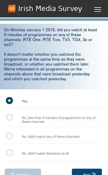 Play Irish Media Survey as an online game online Irish Media Survey with UptoPlay Play Irish Media Survey as an online game Irish Media Survey with UptoPlay