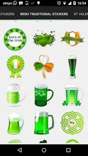 Play APK Irish tradition Photo Stickers  and enjoy Irish tradition Photo Stickers with UptoPlay com.palmeralabs.irish_ireland_photo_stickers