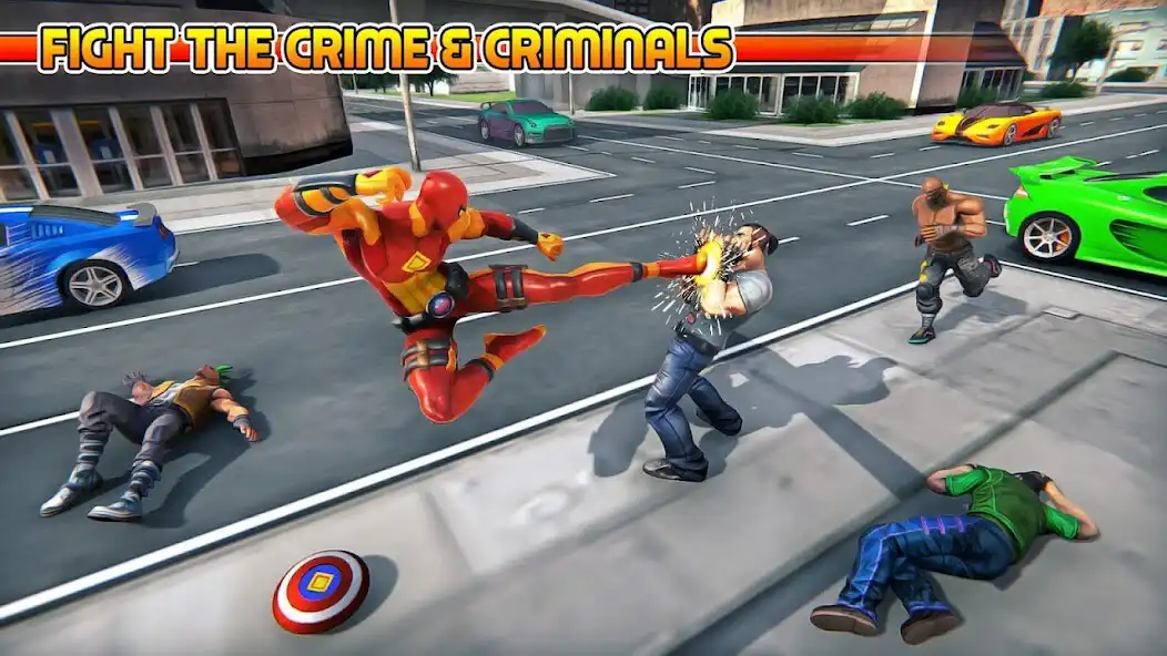 Play Iron Hero Crime City Game 2022 as an online game Iron Hero Crime City Game 2022 with UptoPlay