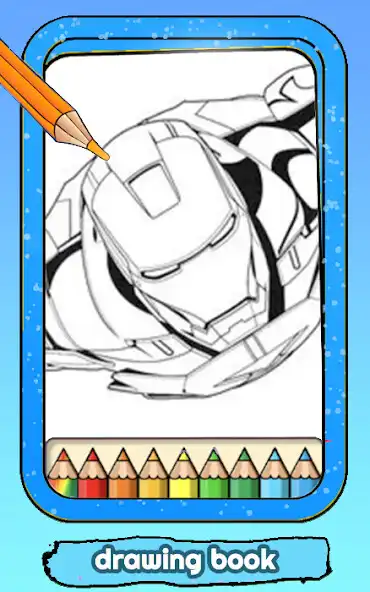 Play Iron Hero Man Drawing  and enjoy Iron Hero Man Drawing with UptoPlay