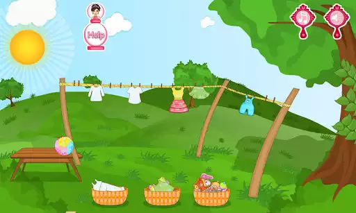 Play Ironing Princess Dresses as an online game Ironing Princess Dresses with UptoPlay