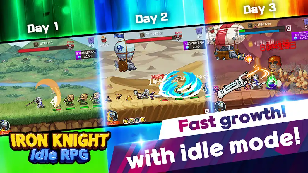 Play Iron knight : Nonstop Idle RPG  and enjoy Iron knight : Nonstop Idle RPG with UptoPlay