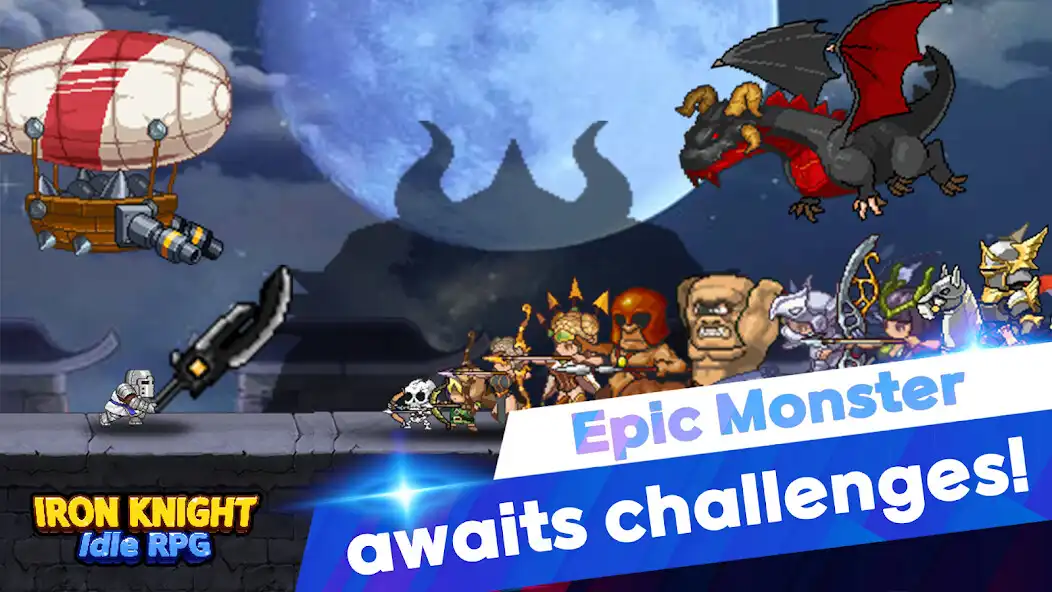 Play Iron knight : Nonstop Idle RPG as an online game Iron knight : Nonstop Idle RPG with UptoPlay