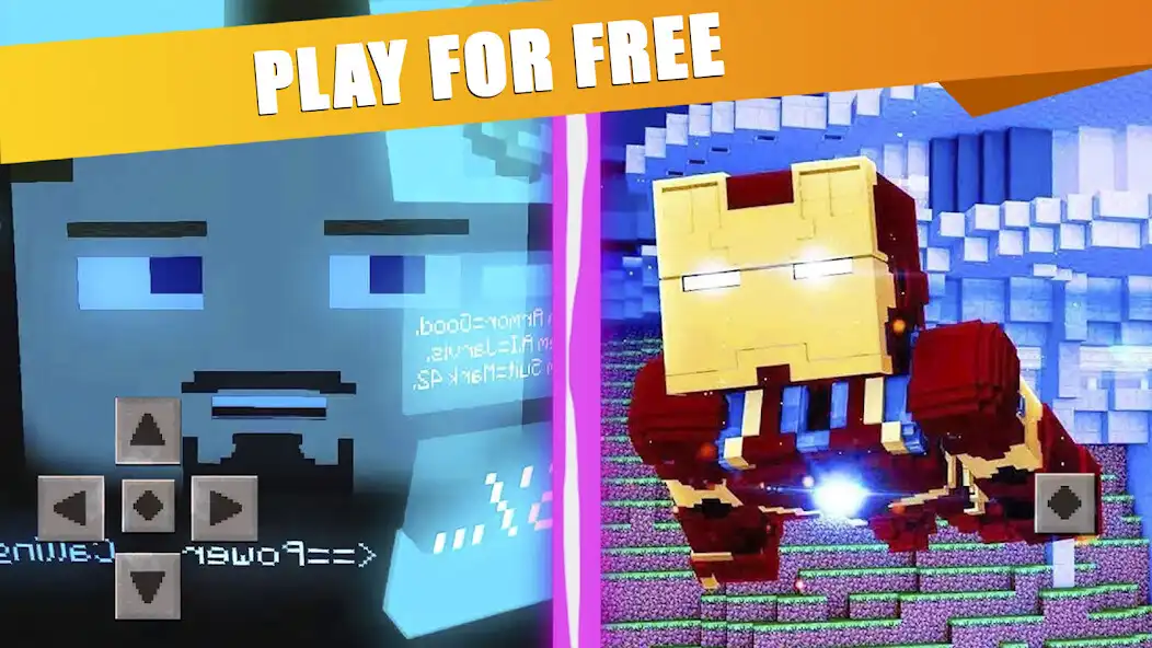 Play Iron Man Mod for Minecraft PE  and enjoy Iron Man Mod for Minecraft PE with UptoPlay