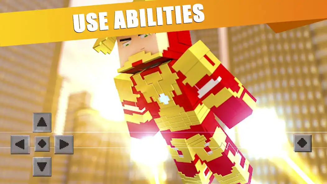 Play Iron Man Mod for Minecraft PE as an online game Iron Man Mod for Minecraft PE with UptoPlay