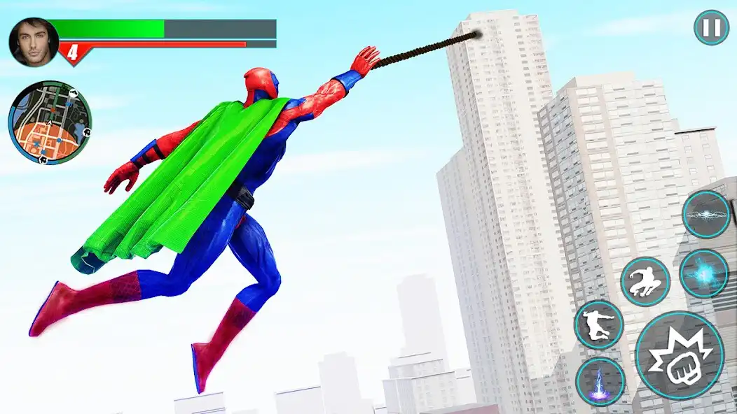 Play Iron Rope Hero Games – Superhe  and enjoy Iron Rope Hero Games – Superhe with UptoPlay