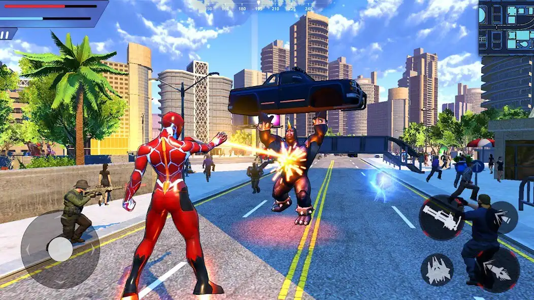 Play Iron Soilder:SUPER CITY HERO as an online game Iron Soilder:SUPER CITY HERO with UptoPlay