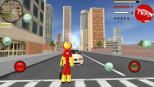 Play Iron Stickman Rope Hero Gangstar Crime  and enjoy Iron Stickman Rope Hero Gangstar Crime with UptoPlay