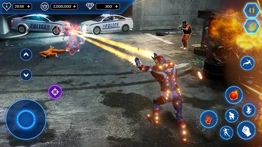 Play Iron Superhero : Fighting Hero as an online game Iron Superhero : Fighting Hero with UptoPlay