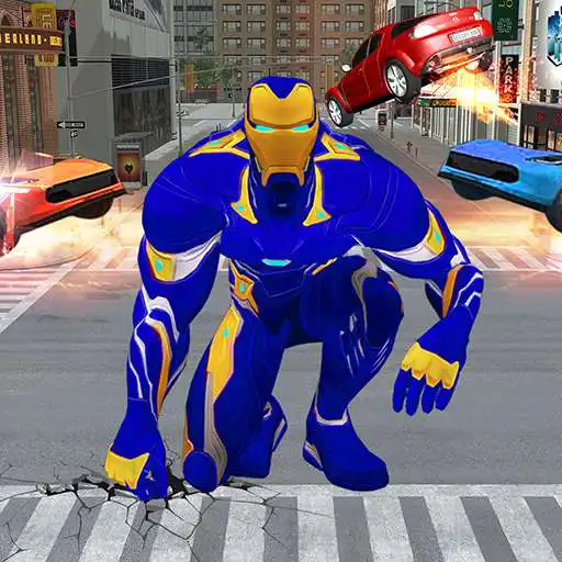 Play Iron Superhero Rescue : Flying Superhero Games APK