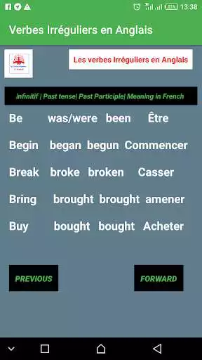 Play Irregular Verbs in English  and enjoy Irregular Verbs in English with UptoPlay