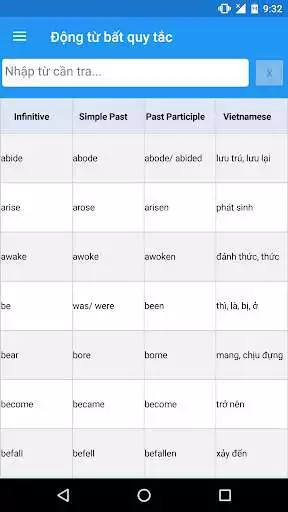 Play Irregular verbs list  and enjoy Irregular verbs list with UptoPlay
