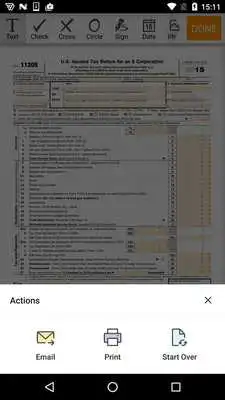 Play IRS Form 1120 S: Sign Income Tax Return eForm