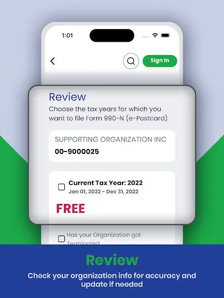 Play IRS Form 990-N (e-Postcard) as an online game IRS Form 990-N (e-Postcard) with UptoPlay