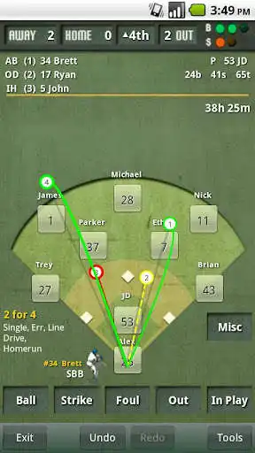 Play iScore Baseball/Softball  and enjoy iScore Baseball/Softball with UptoPlay