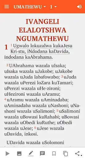 Play IsiNdebele Bible as an online game IsiNdebele Bible with UptoPlay