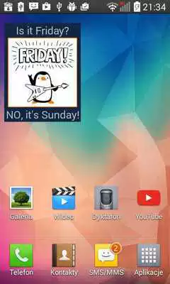 Play Is It Friday? - widget