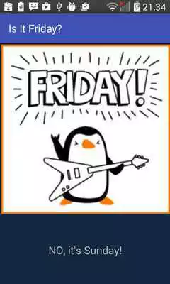 Play Is It Friday? - widget